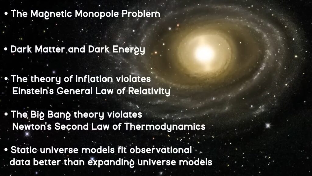 the Big Bang theory has some weaknesses,