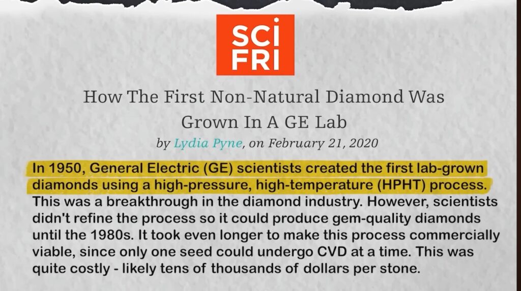 Lab-grown diamonds are ten times cheaper than mined diamonds, making them more environmentally friendly. 