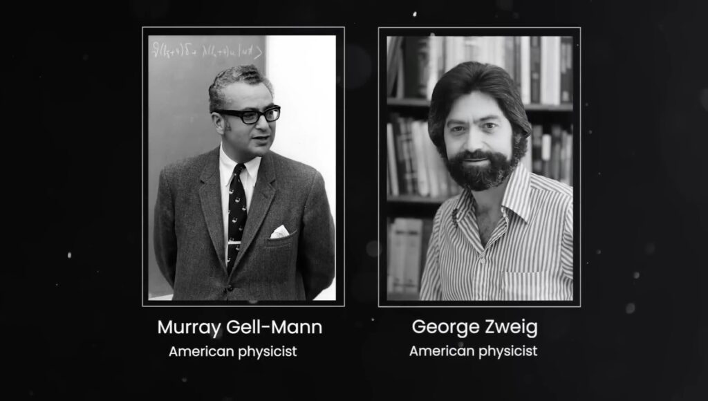 In 1964, physicists Murray Gell-Mann and George Zweig proposed that these particles — including protons 